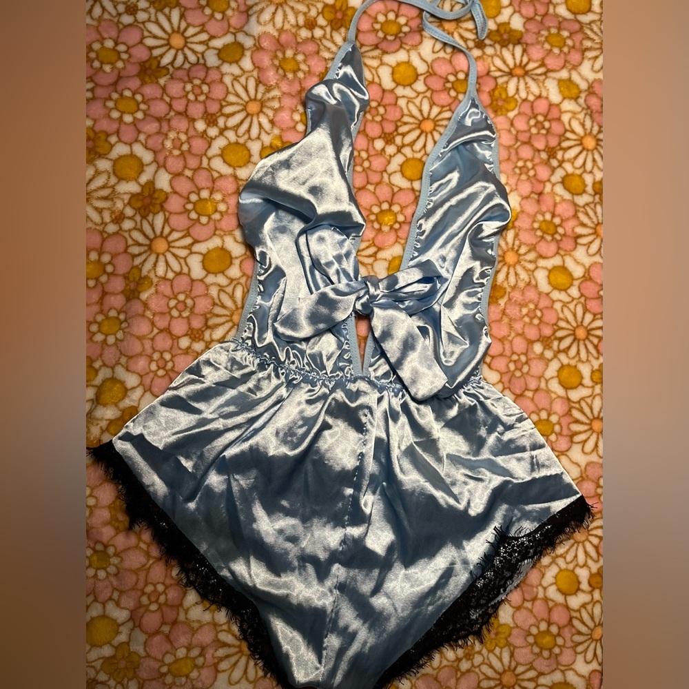 Satin Lace bodysuit